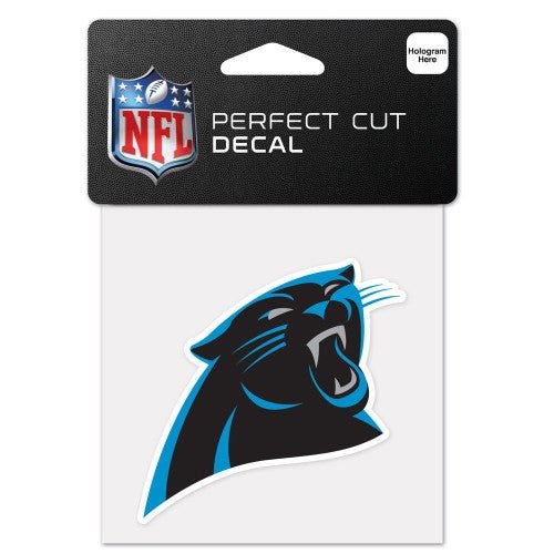 Carolina Panthers 4"x4" Decal Carolina Panthers 4"x4" Decal - Image 1