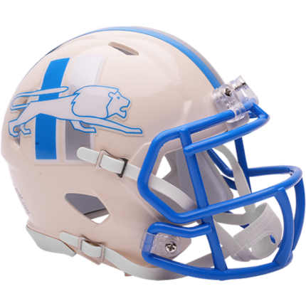Detroit Lions 2026 Alternate Retro NFL Riddell Mini Speed Football Helmet