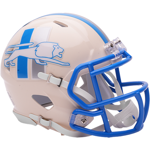 Detroit Lions 2026 Alternate Retro NFL Riddell Mini Speed Football Helmet Detroit Lions 2026 Alternate Retro NFL Riddell Mini Speed Football Helmet - Image 1