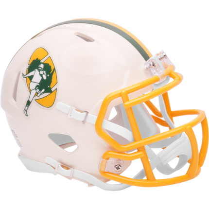 Green Bay Packers 2026 Alternate Retro NFL Riddell Mini Speed Football Helmet