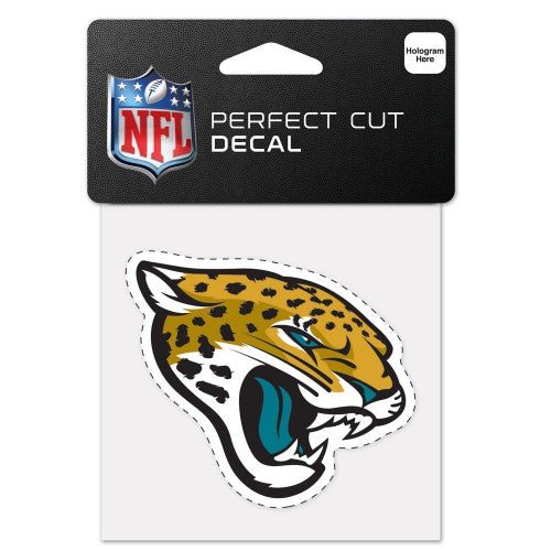 Jacksonville Jaguars 4"x4" Decal Jacksonville Jaguars 4"x4" Decal - Image 1