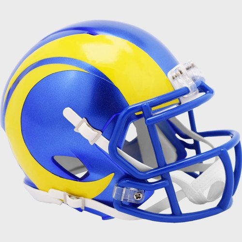 Los Angeles Rams Revolution SPEED Mini Football Helmet Los Angeles Rams Revolution SPEED Mini Football Helmet - Image 1