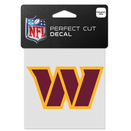 Washington Commanders 4"x4" Decal