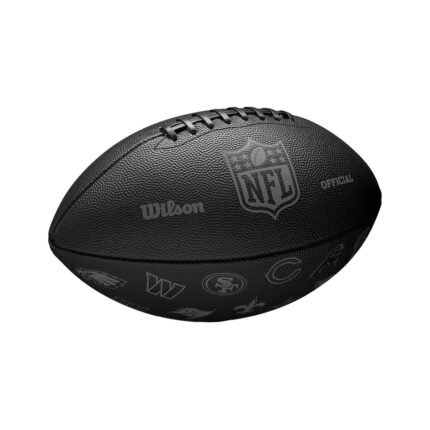 Wilson NFL 32 Team Logo Football Black, Official size 9, 29,95 €